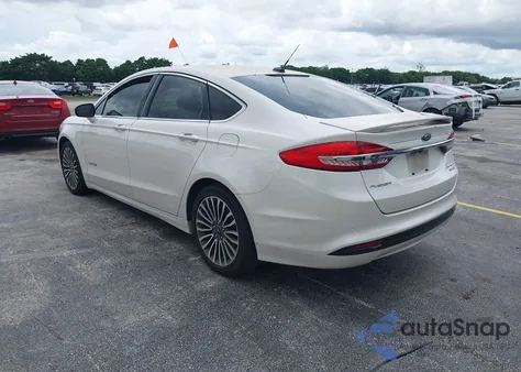 2017 Ford Fusion Hybrid Titanium из США, поврежденный, VIN 3FA6P0RU4HR250242
